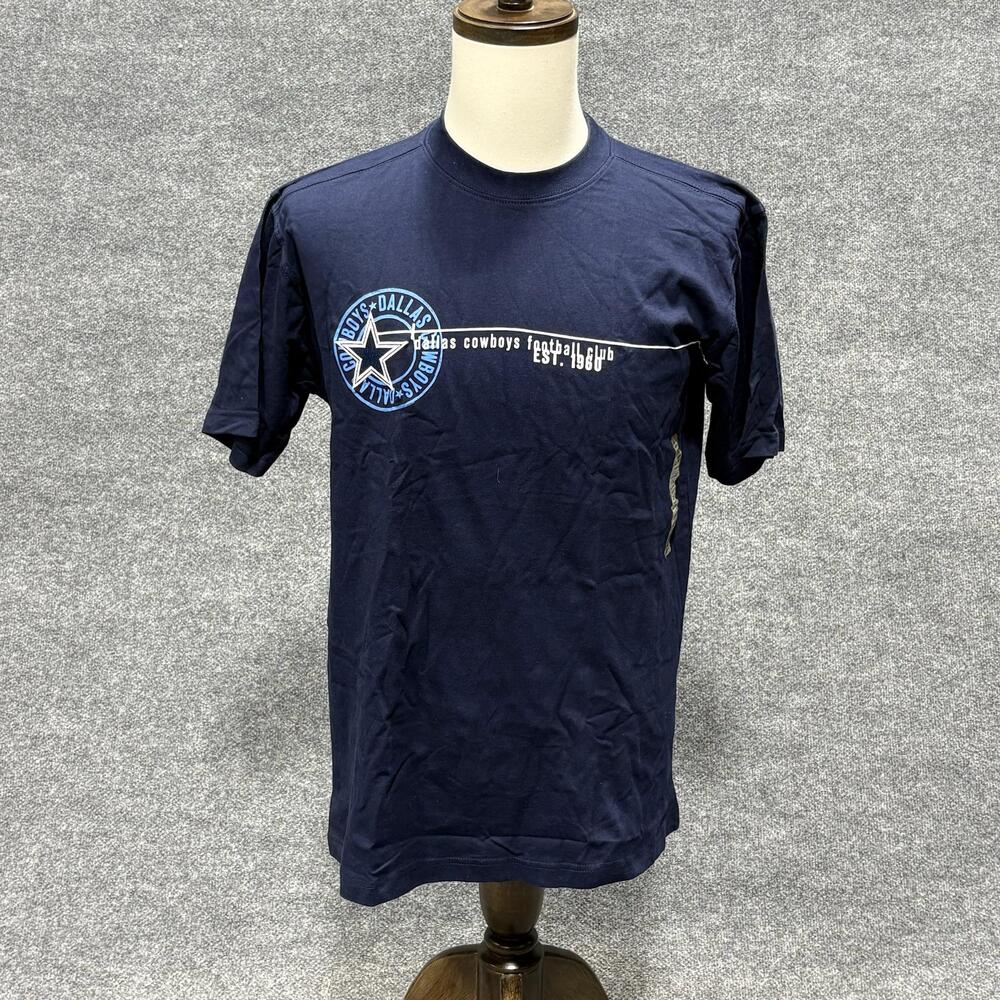 Dallas Cowboys Shirt Mens Medium Blue NFL Football Cowboys Authentic Apparel Tee
